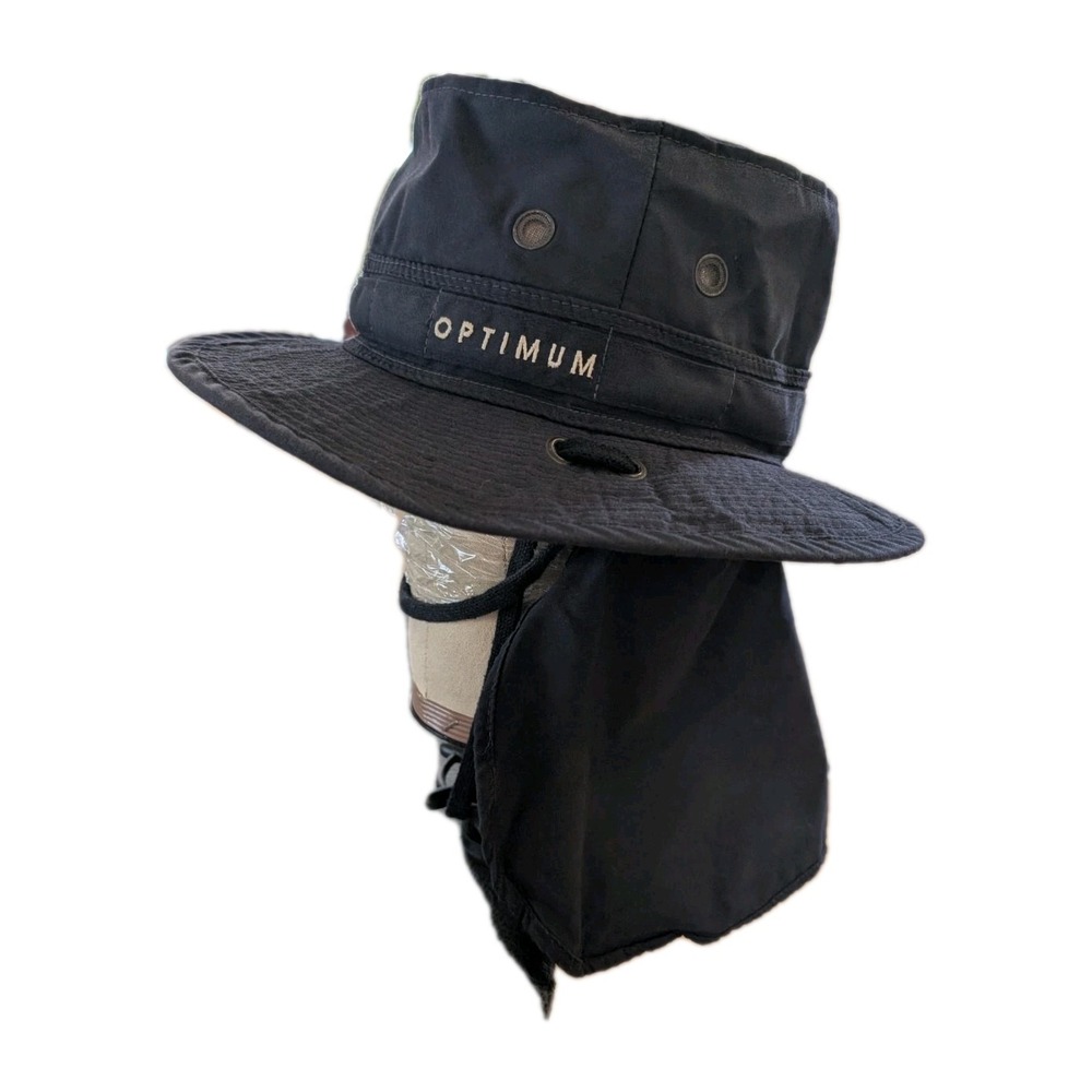 Vtg Hills Hats Optimum Bush Bucket Hat Medium Cotton Cloth Outback